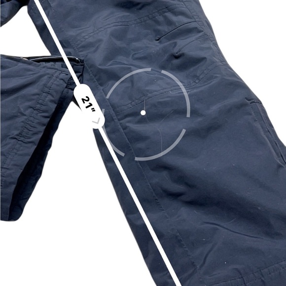 Kids LL bean black snow bib bed pants winter wear unisex size 8 waterproof - Picture 6 of 12